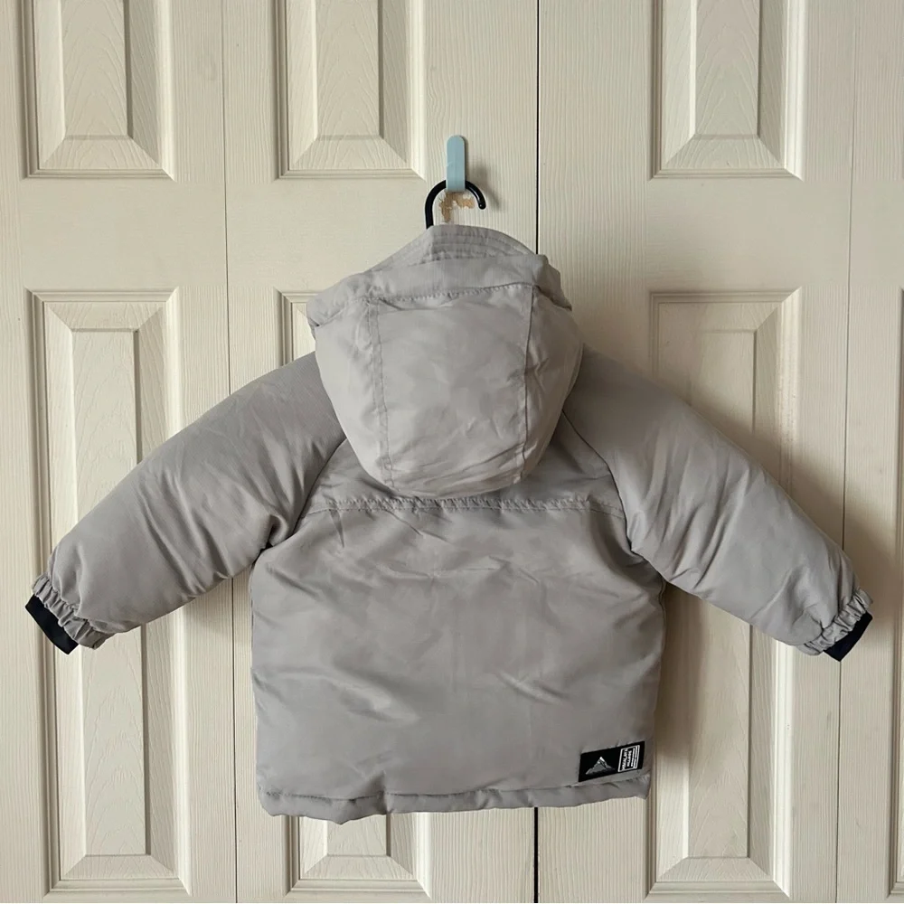 Zara Kids Puffer Jacket in Light Gray - Picture 11 of 12